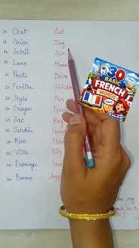 🇨🇵 30 basic French words for beginners 🇨🇵