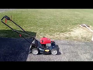 Troy-Bilt XP 3-in-1 mulcher bagger side chute self-propelled rear-wheel drive mower