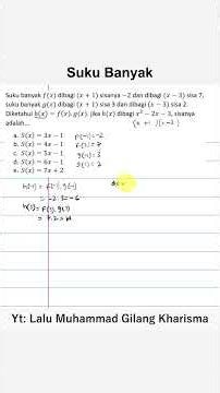 Latihan Soal Matematika SMA part 364