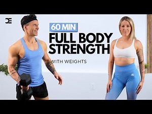 1 Hour Strong - FULL BODY DUMBBELL WORKOUT | Circuits + Complexes | Muscle Building