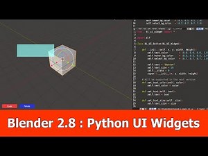 Blender 2.8 UI Widgets Addon
