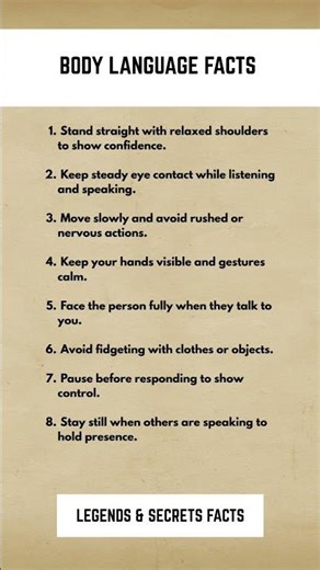 The ONE Body Language Secret That Instantly Commands Respect #confidence