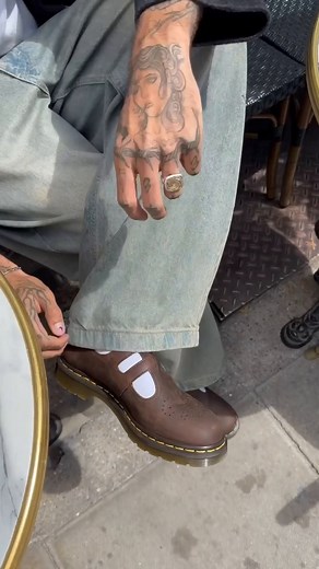 stuccigus shows us how he styles the 8065 Mary Jane shoe in our Crazy Horse leather for a summer Sunday. How will you wear them? Shop here: https://bit.ly/3Q5l358 | Dr. Martens