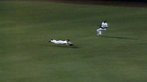 Greer's catch saves perfect game