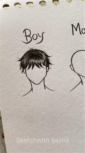 How to draw Hair #drawing #art #shorts #youtubeshorts #digitalcreator #pov