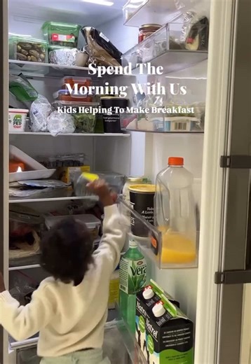 Breakfast made with tiny hands and a whole lot of love. These are the slow mornings I’ll always remember 💛 Do you invite your kids to help make breakfast? #kidchef #breakfastideas #tiktokmoms #fyp #slowmornings