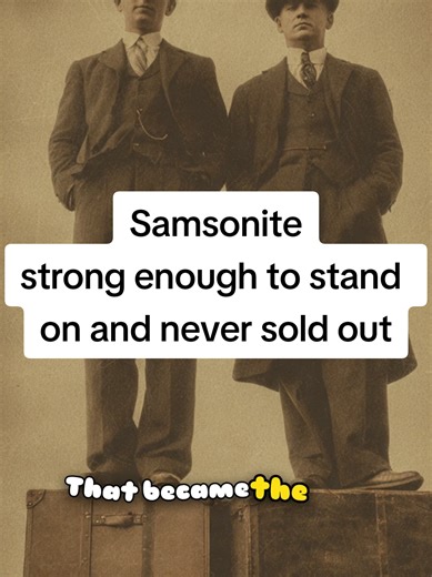 Samsonite didn’t start as luxury. It started in a tiny Denver workshop in 1910, when Jesse Shwayder built suitcases strong enough to stand on. Hard frames, metal corners, and designs tough enough for the American West. By the 1950s, Samsonite led the air-travel boom — and by the 70s, everyone knew the “gorilla-proof” suitcase that never broke. Today it’s still one of the toughest luggage companies in the world. Follow Iron & Honor for the real stories America is built on. Real stories of men, ma