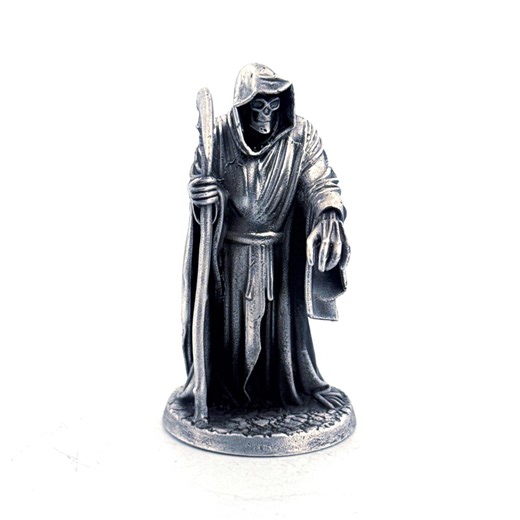 Grim Reaper | Gold Spartan 999  Pure Silver Figurine | Hand-poured Collectible Statue | Heirloom Gift - Etsy