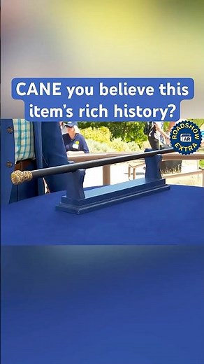 President Theodore Roosevelt's personal cane is appraised! #presidentialhistory #WalkingStick