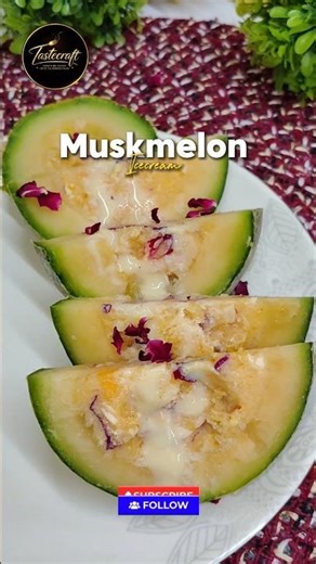 5 Minute Prep Muskmelon Ice Cream 🔥 | Super Creamy Dessert