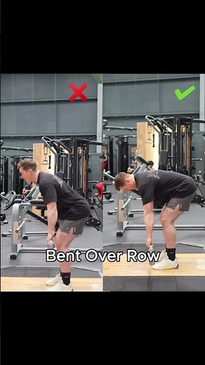 How to perform the bent over row