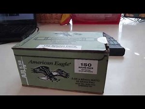 American Eagle 5.56 is actually 62 grain Lake City Mil Spec ammo