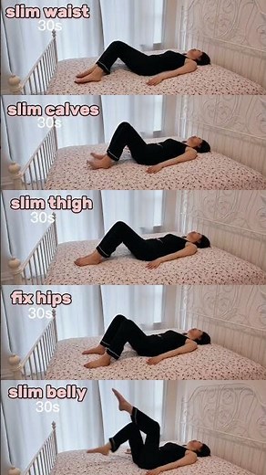 5-Min Bed Pilates for a Slim Waist & Flat Belly | Beginner Friendly | No Equipment