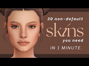 SKIN OVERLAYS You Need in 1 Minute + Links • The Sims 4 CC Finds