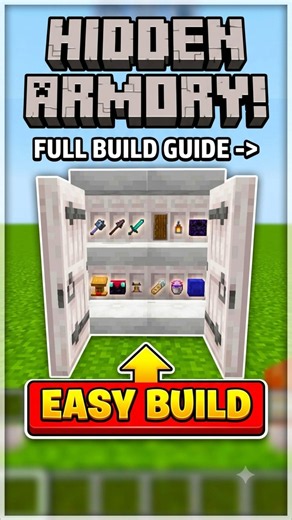 How to Build a Shelf in Minecraft Bedrock Edition🔥#shorts #minecraft #build