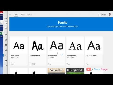 How to Install Fonts From Microsoft Store in Windows 10