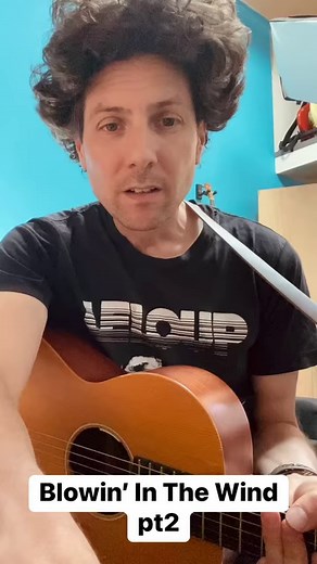 7.5K views · 75 reactions | Learn Blowin’ In the Wind pt2 #bobdylan #guitar #tutorial #guitarlessons #guitartutorials #folk #60smusic #folk | Jeremy Fisher | Facebook