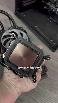 Así de fácil se instala un Disipador líquido para procesador en tu PC! #gamingpc