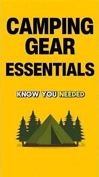 CAMPING GEAR ESSENTIALS for BEGINNERS ⛺ Top List of Best Must Have Camping Products & Supplies 2025!