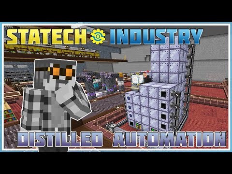 Setting Up Distillation Towers for Modern Industrialization - Minecraft: Statech Industry #23