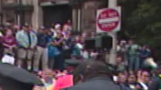 When Rev. Jesse Jackson demonstrated and was arrested at Yale in 2003