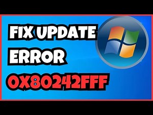 How to Fix Windows Update Error 0x80242FFF | Easy Step-by-Step Guide