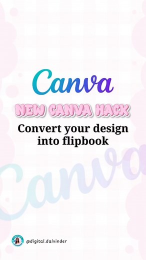 Dalvinder Kaur | Canva Designer | IG Growth Expert on Instagram: "Turn your Canva designs into interactive flipbooks in minutes 📖✨ With Heyzine Flipbook for Canva, you can transform PDFs, presentations, ebooks, portfolios, and catalogs into realistic page-turn flipbooks—no coding, no extra tools. Perfect for: ✔️ Canva ebooks & workbooks ✔️ Digital product previews ✔️ Lookbooks & catalogs ✔️ Lead magnets & brand presentations If you’re creating Canva ebooks, planners, PDFs, or brand decks, this