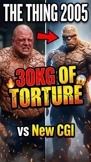 The Thing Suit Was a Living Hell for Michael Chiklis #FantasticFour #marvel