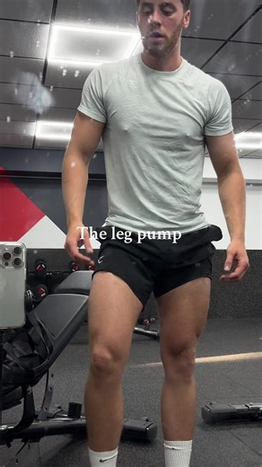 Leg day pumps starting to look a lot fuller #fyp #gym #training #legs