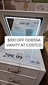 3.1K views · 9 comments | Sleek design meets functionality! This Odessa Vanity at Costco adds a luxury touch without the luxury price! @costco #CostcoFinds #CostcoWonders #CostcoHome #CostcoDeals #BathroomGoals #VanityInspo | Costco Wonders | Facebook