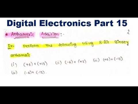 Arithmetic Addition in Digital Electronics 🔢 | Signed Binary Addition | Part 15
