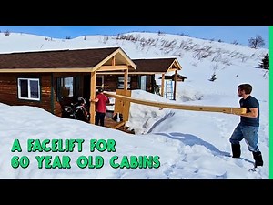 Alaska Off Grid Cabin Remodel (60 year old cabins in the Alaska Bush)