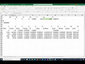Open Channel Flow; Example 5-3