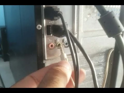 COMO CONECTAR DIRETAMENTE O FONE DE OUVIDO NO PC.