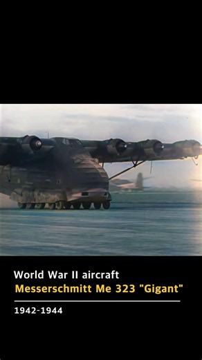 Messerschmitt Me 323 "Gigant" German military transport aircraft of World War II #ww2 #history #tank