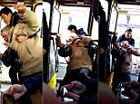 HEARTLESS: A penniless OAP is dragged off a bus by conductor