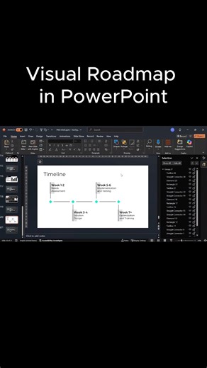 The Best Way to Design a Timeline Slide in PowerPoint #shorts #powerpoint #ppttips