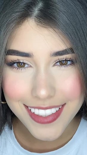 Captivating Close-Up of a Young Woman's Beauty