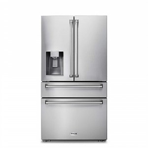 Reviews for Thor Kitchen 36 in. 22 cu. ft. French Door Refrigerator in Stainless Steel Counter Depth with Ice Maker and Water Dispenser | Pg 1 - The Home Depot