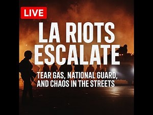 LIVE: LA Riots Escalate – Tear Gas, National Guard, and Chaos in the Streets (June 9 Coverage)