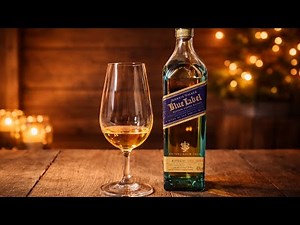 Opening a bottle and reviewing Blue Label. Luxurious... Delicious... Really?? ... #whiskeyreview ...