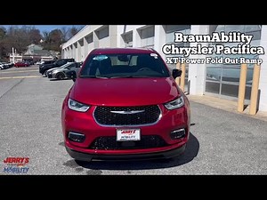 Wheelchair Accessible 2025 Chrysler Pacifica BraunAbility Van with XT power fold out ramp