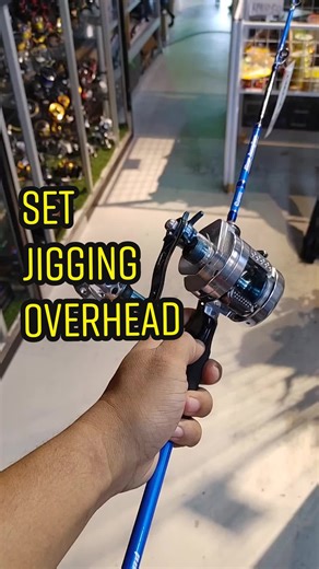 Overhead Jigging Setup for Saltwater Fishing
