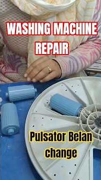 *Washing machine*Repair. Change the cylinder of the pulsator. Washing machine pulsator change. #t...