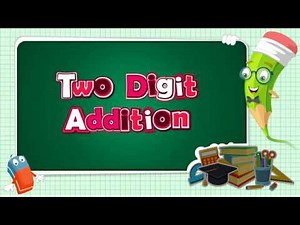 Two digit addition | Adding of two digit numbers | Double digit addition without regrouping | Math
