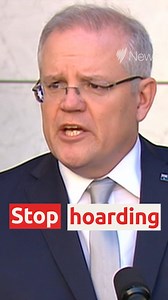 1.1M views · 4.7K reactions | Scott Morrison has a message for Australians: stop hoarding. He's described it as 'un-Australian' | SBS News | Facebook