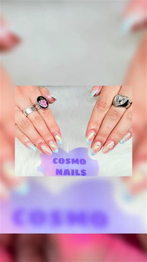 Mermaid Nails for Cruise 🛳️🧜‍♀️🌊 #gelx #nailsinpo #trending #bouldercolorado #nailart