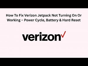 How To Fix Verizon Jetpack Not Turning On Or Working – Power Cycle, Battery & Hard Reset