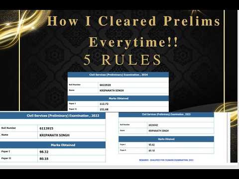 I cracked UPSC Prelims Everytime