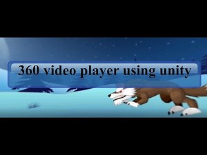 360 video player using unity